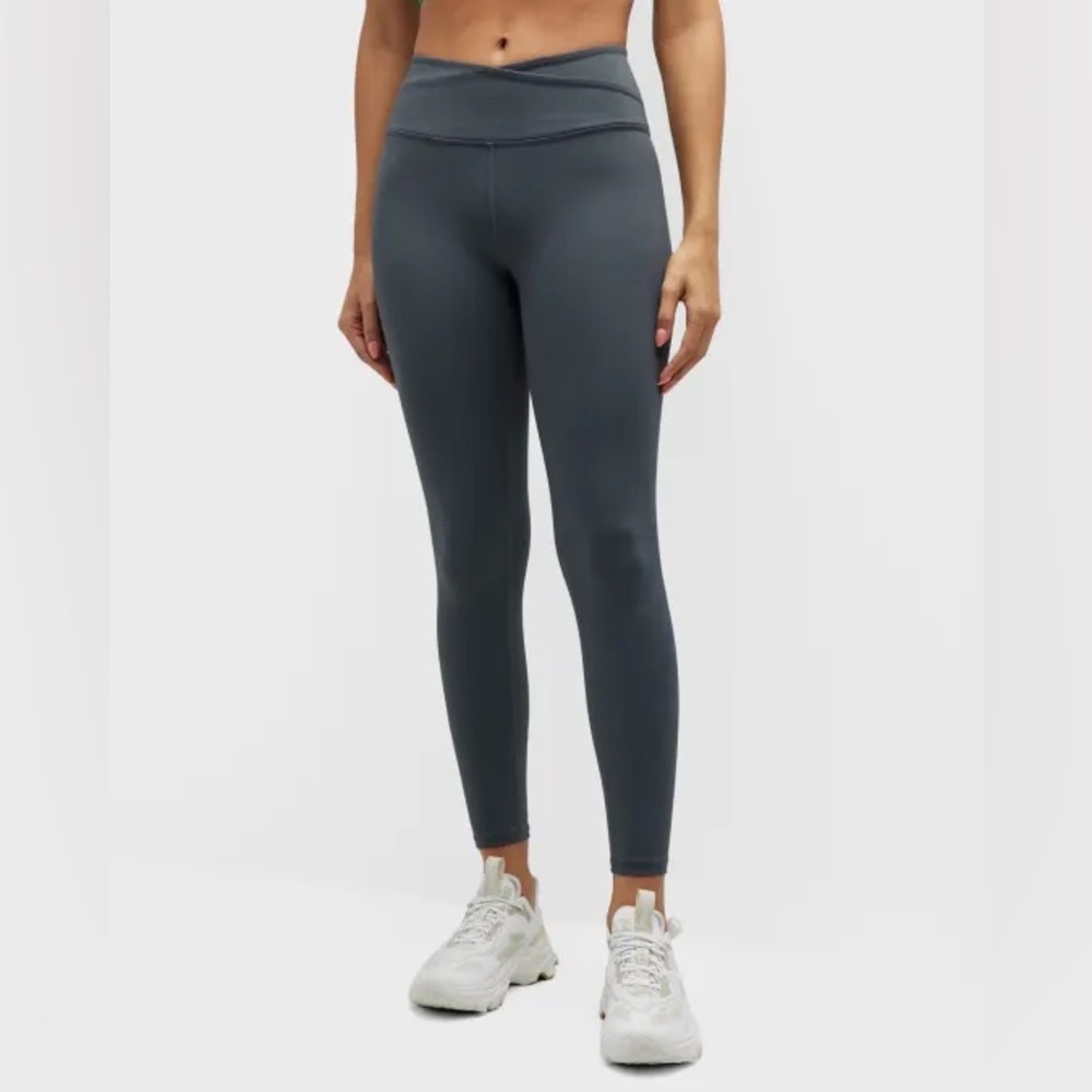 NWOT FP Movement Wrap Lose Control Leggings in Gravel Stone